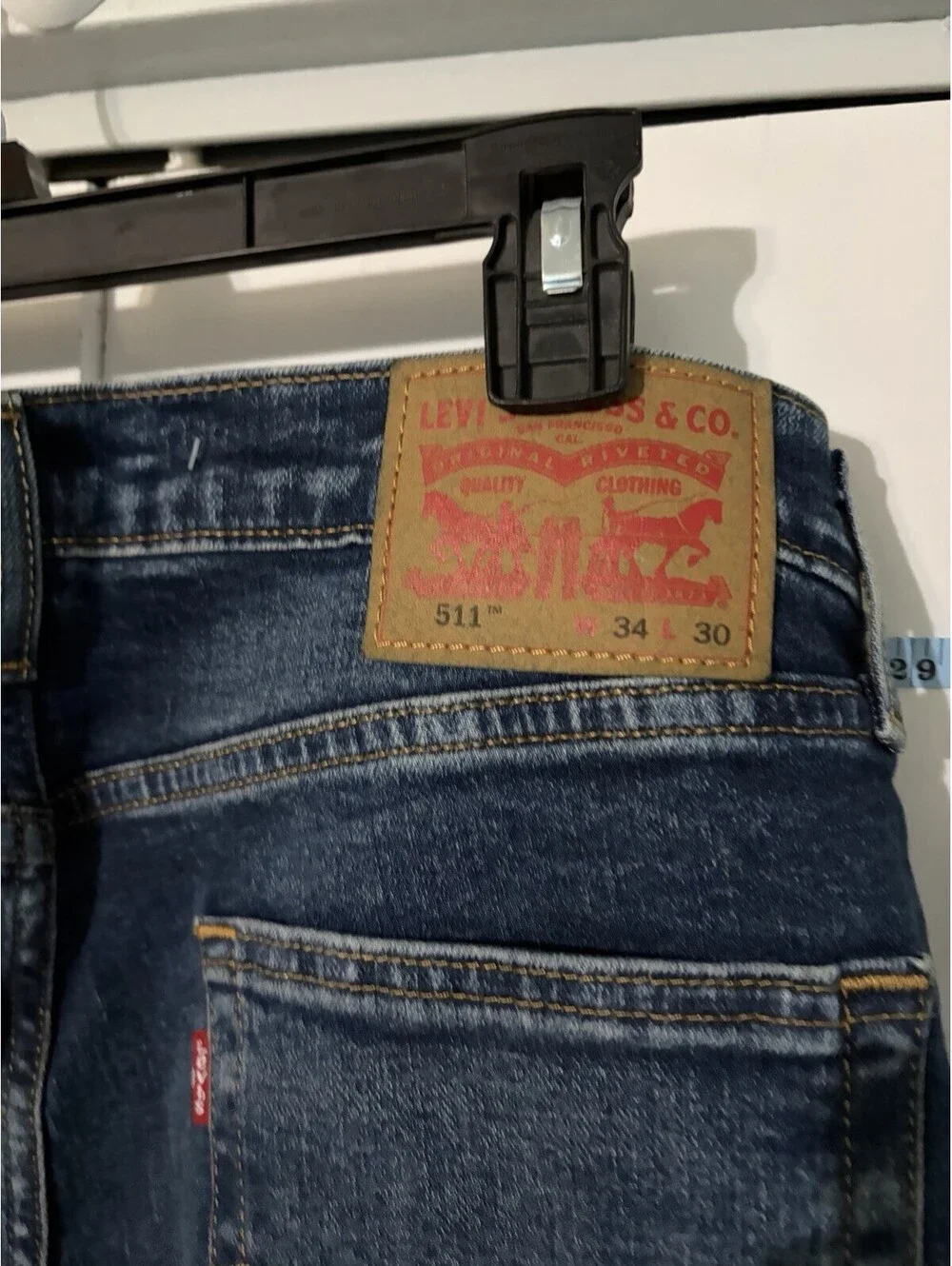 Levi’s 511 Slim Stretch Jeans Dark Wash W34 L30 NWT